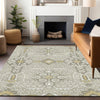 Piper Looms Chantille Diamonds ACN863 Ivory Machine Washable Area Rug Lifestyle Image Feature