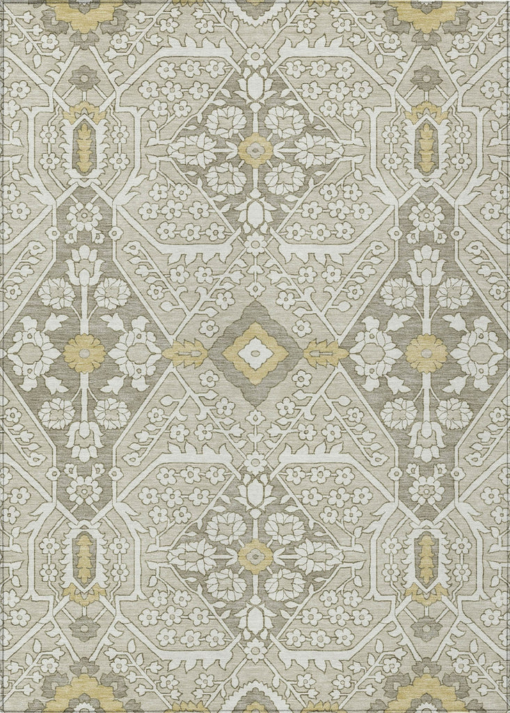 Piper Looms Chantille Diamonds ACN863 Ivory Machine Washable Area Rug main image