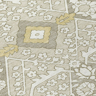 Piper Looms Chantille Diamonds ACN863 Ivory Machine Washable Area Rug Swatch Image