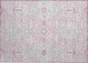 Piper Looms Chantille Diamonds ACN863 Pink Machine Washable Area Rug Scatter Main Image