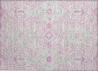 Piper Looms Chantille Diamonds ACN863 Pink Machine Washable Area Rug Scatter Main Image