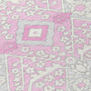 Piper Looms Chantille Diamonds ACN863 Pink Machine Washable Area Rug Swatch Image