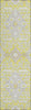 Piper Looms Chantille Diamonds ACN863 Yellow Machine Washable Area Rug Runner Main Image