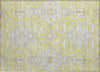 Piper Looms Chantille Diamonds ACN863 Yellow Machine Washable Area Rug Scatter Main Image