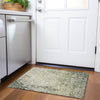 Piper Looms Chantille Medallions ACN864 Green Machine Washable Area Rug Scatter Lifestyle Image Feature