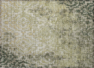 Piper Looms Chantille Medallions ACN864 Green Machine Washable Area Rug Scatter Main Image