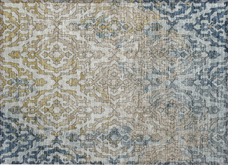 Piper Looms Chantille Medallions ACN864 Sky Machine Washable Area Rug Scatter Main Image