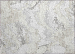 Piper Looms Chantille Abstract ACN865 Ivory Machine Washable Area Rug Scatter Main Image
