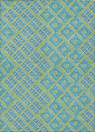 Piper Looms Chantille Diamonds ACN866 Aloe Machine Washable Area Rug main image