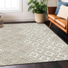 Piper Looms Chantille Diamonds ACN866 Beige Machine Washable Area Rug Lifestyle Image Feature