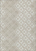 Piper Looms Chantille Diamonds ACN866 Beige Machine Washable Area Rug main image