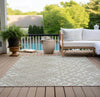 Piper Looms Chantille Diamonds ACN866 Beige Machine Washable Area Rug Outdoor Lifestyle Image Feature