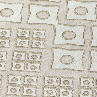 Piper Looms Chantille Diamonds ACN866 Beige Machine Washable Area Rug Swatch Image
