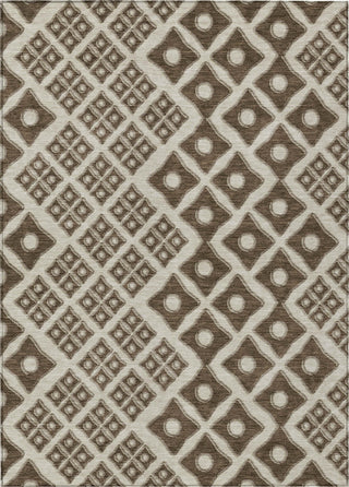Piper Looms Chantille Diamonds ACN866 Brown Machine Washable Area Rug main image