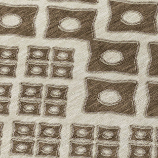 Piper Looms Chantille Diamonds ACN866 Brown Machine Washable Area Rug Swatch Image