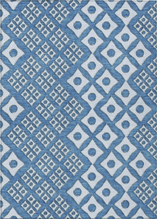 Piper Looms Chantille Diamonds ACN866 Denim Machine Washable Area Rug main image