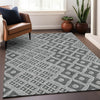 Piper Looms Chantille Diamonds ACN866 Gray Machine Washable Area Rug Lifestyle Image Feature