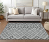 Piper Looms Chantille Diamonds ACN866 Gray Machine Washable Area Rug Lifestyle Image Feature