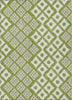 Piper Looms Chantille Diamonds ACN866 Lime Machine Washable Area Rug main image