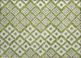 Piper Looms Chantille Diamonds ACN866 Lime Machine Washable Area Rug Scatter Main Image