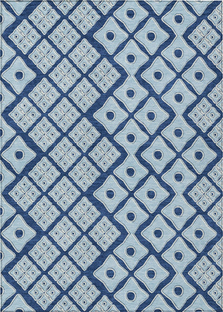 Piper Looms Chantille Diamonds ACN866 Navy Machine Washable Area Rug main image