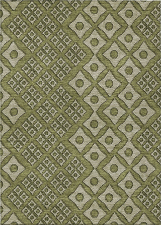 Piper Looms Chantille Diamonds ACN866 Olive Machine Washable Area Rug main image