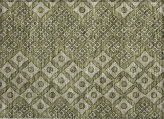 Piper Looms Chantille Diamonds ACN866 Olive Machine Washable Area Rug Scatter Main Image