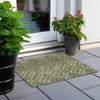 Piper Looms Chantille Diamonds ACN866 Olive Machine Washable Area Rug Scatter Outdoor Lifestyle Image Feature