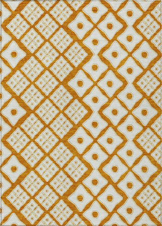Piper Looms Chantille Diamonds ACN866 Orange Machine Washable Area Rug main image