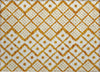 Piper Looms Chantille Diamonds ACN866 Orange Machine Washable Area Rug Scatter Main Image