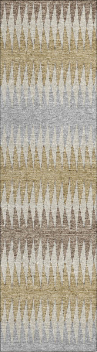 Piper Looms Chantille Stripes ACN867 Beige Machine Washable Area Rug Runner Main Image