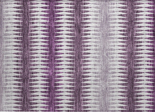 Piper Looms Chantille Stripes ACN867 Purple Machine Washable Area Rug Scatter Main Image