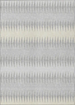 Piper Looms Chantille Stripes ACN867 Silver Machine Washable Area Rug main image