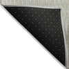 Piper Looms Chantille Stripes ACN867 Taupe Machine Washable Area Rug Backing Image