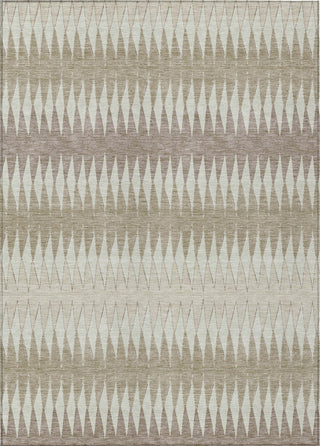 Piper Looms Chantille Stripes ACN867 Taupe Machine Washable Area Rug main image