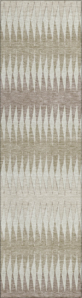 Piper Looms Chantille Stripes ACN867 Taupe Machine Washable Area Rug Runner Main Image