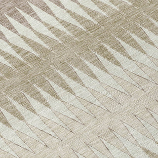 Piper Looms Chantille Stripes ACN867 Taupe Machine Washable Area Rug Swatch Image
