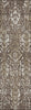 Piper Looms Chantille Floral ACN868 Brown Machine Washable Area Rug Runner Main Image