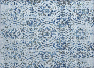 Piper Looms Chantille Floral ACN868 Sky Machine Washable Area Rug Scatter Main Image