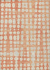 Piper Looms Chantille Circles ACN869 Coral Machine Washable Area Rug main image