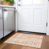 Piper Looms Chantille Circles ACN869 Coral Machine Washable Area Rug Scatter Lifestyle Image Feature