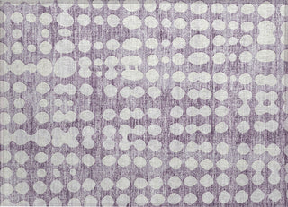 Piper Looms Chantille Circles ACN869 Purple Machine Washable Area Rug Scatter Main Image