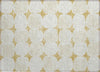 Piper Looms Chantille Circles ACN870 Gold Machine Washable Area Rug Scatter Main Image