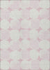 Piper Looms Chantille Circles ACN870 Pink Machine Washable Area Rug main image