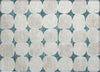 Piper Looms Chantille Circles ACN870 Teal Machine Washable Area Rug Scatter Main Image