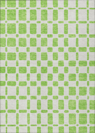 Piper Looms Chantille Squares ACN871 Lime Machine Washable Area Rug main image