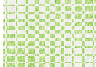 Piper Looms Chantille Squares ACN871 Lime Machine Washable Area Rug Scatter Main Image