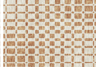 Piper Looms Chantille Squares ACN871 Terracotta Machine Washable Area Rug Scatter Main Image