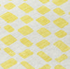 Piper Looms Chantille Squares ACN871 Yellow Machine Washable Area Rug Swatch Image