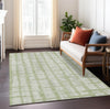 Piper Looms Chantille Stripes ACN872 Aloe Machine Washable Area Rug Lifestyle Image Feature